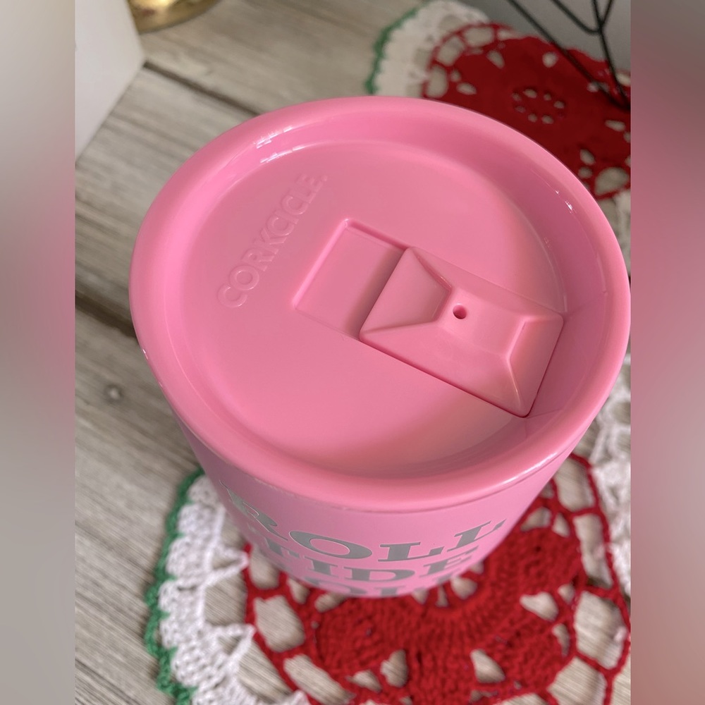 "Roll Tide Roll” Corkcicle Neon Lights Stemless Cup w
Lid ✨ Sun Soaked Pink 12oz - Picture 9 of 14